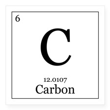 free carbon periodic table square